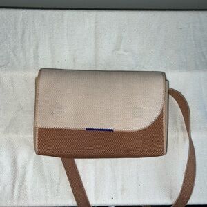Rothy's Tan and Cream Crossbody Bag